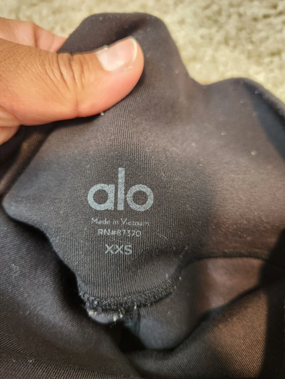 ALO Yoga Black Women's High-Waist Leggings Size XXS - Picture 3 of 6